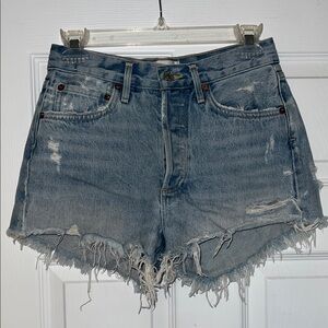 Agolde Parker Cuttoff Shorts